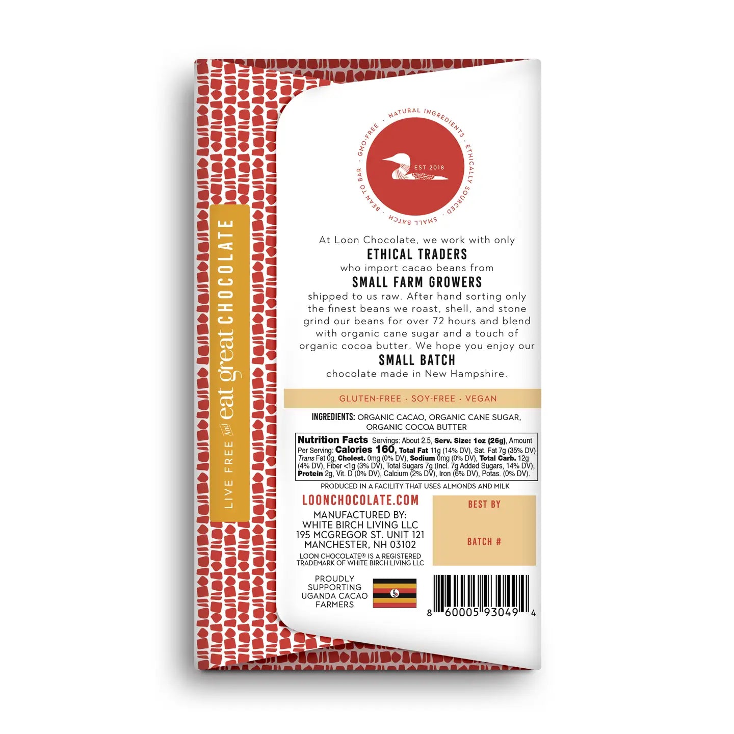 Uganda Semiliki Forest - 72% Dark Chocolate