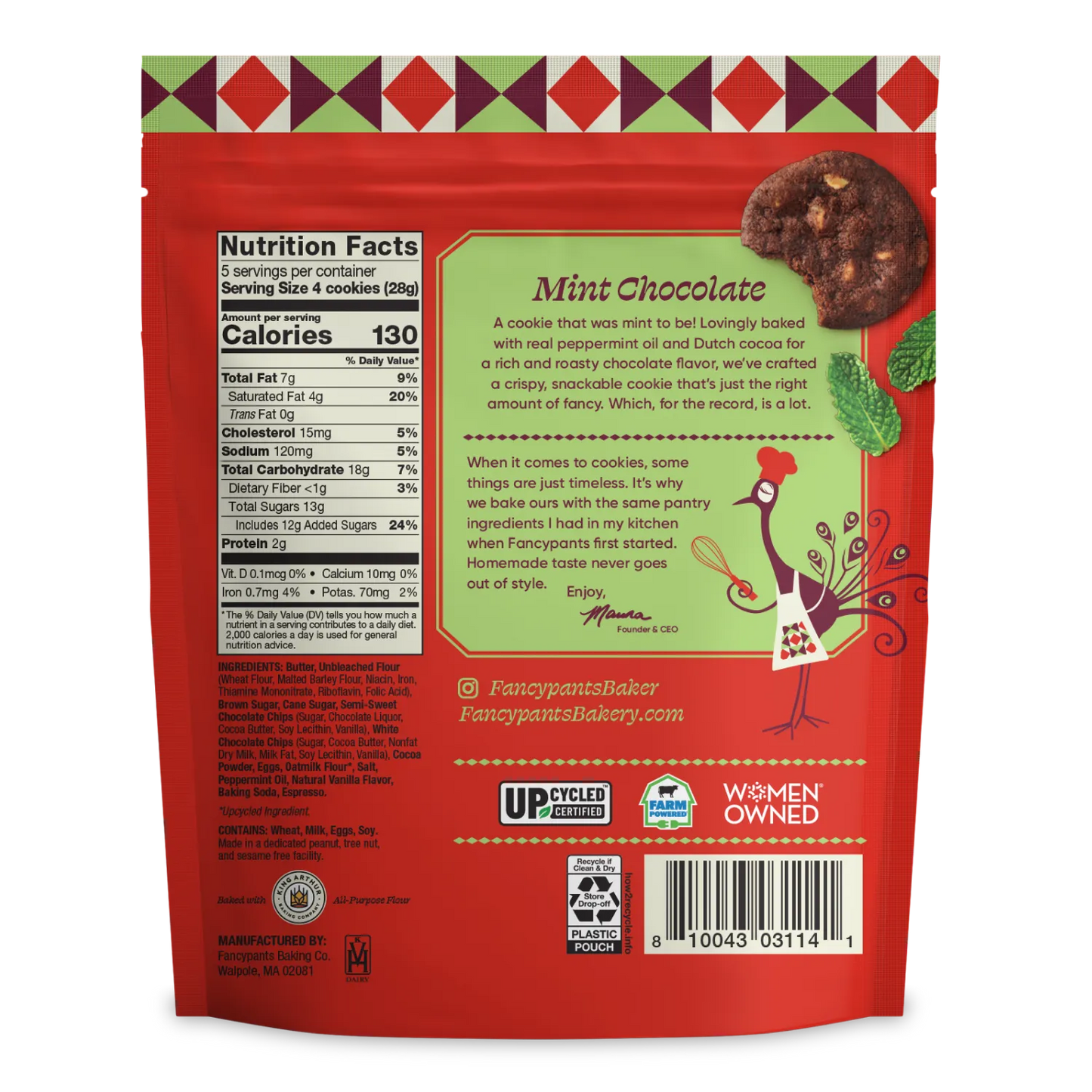 Mint Chocolate Cookies