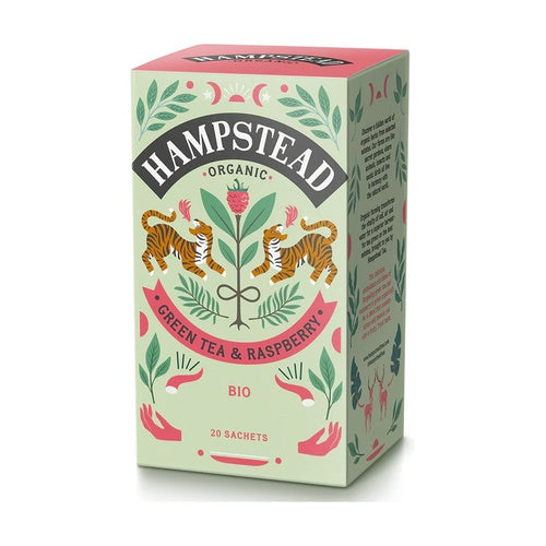 Green Tea & Raspberry - 20 Tea Bags