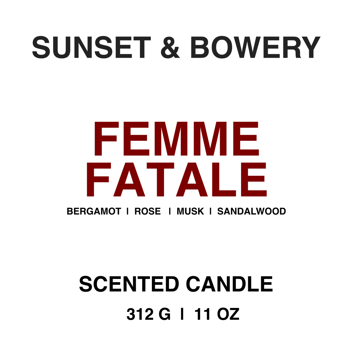 Femme Fatale Candle