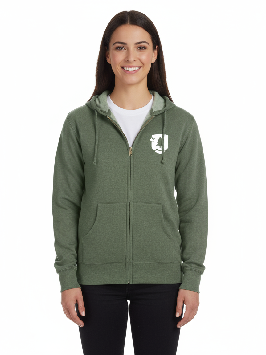 Unisex Zip Up Hoodie