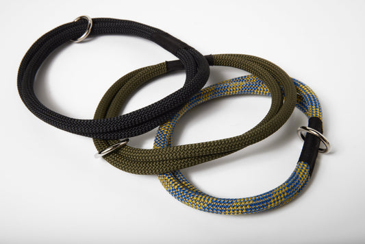 Upcycled Climbing Rope Dog Collar