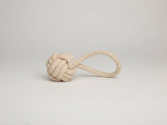 Hemp Rope Toy - Ball With 1 Handle