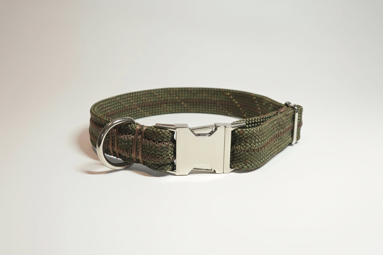 Upcycled Climbing Rope Dog Collar