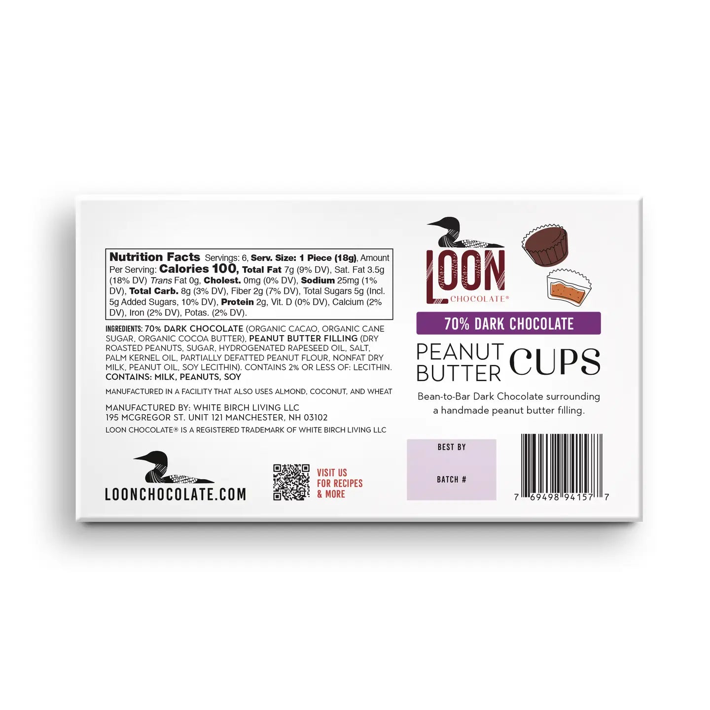 Dark Chocolate Peanut Butter Cups