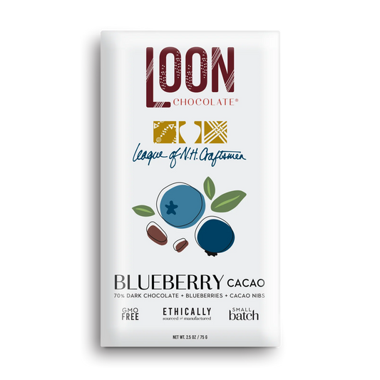 BLUEBERRY-CACAO – DARK CHOCOLATE BAR