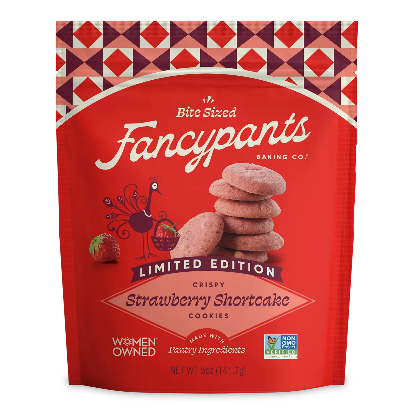 Fancypants Strawberry Shortcake Cookies