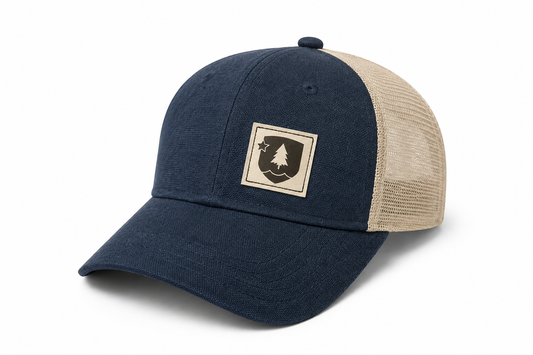 Hemp Hero Trucker Hat - Merrimack Co Logo