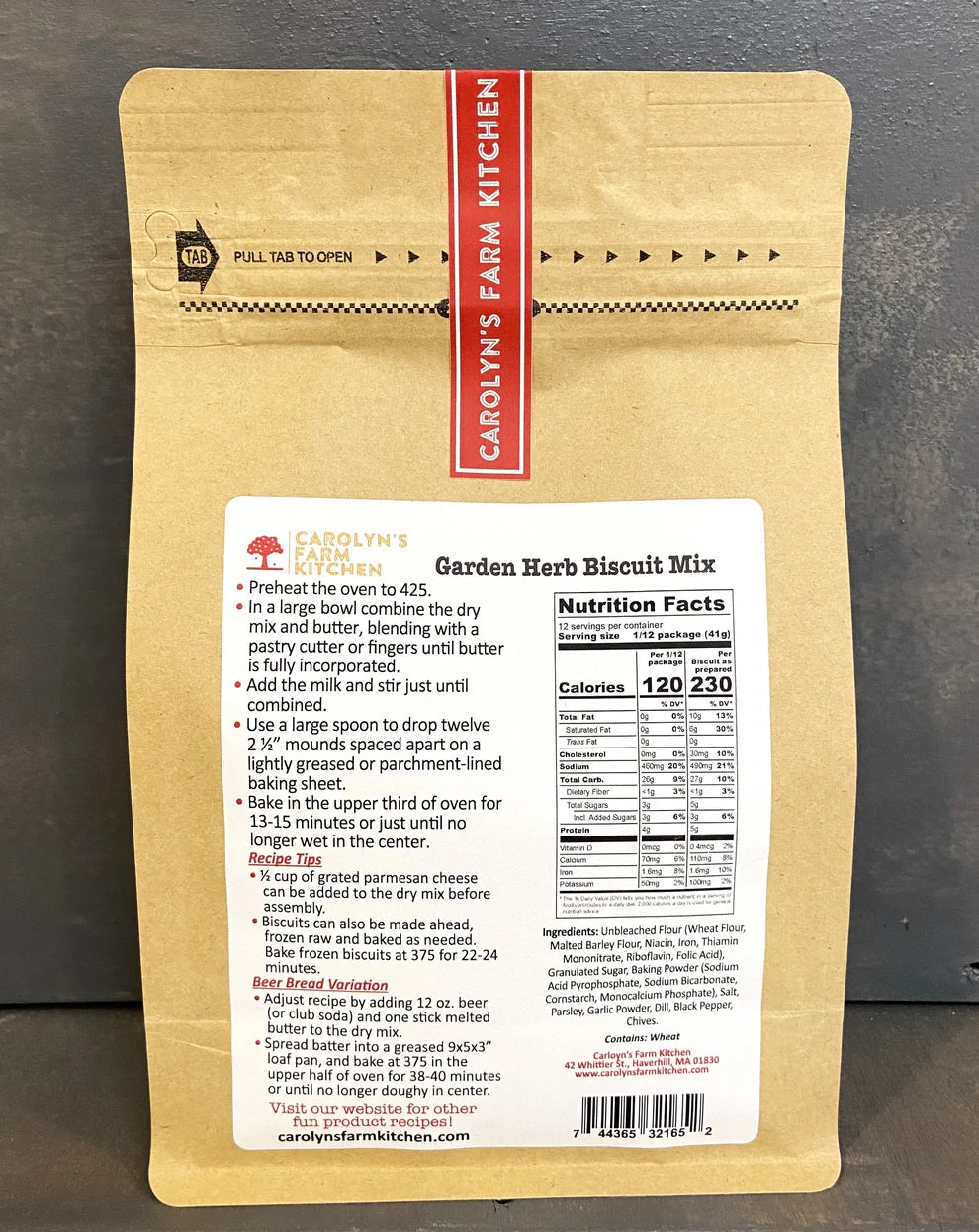 Garden Herb Biscuit Mix