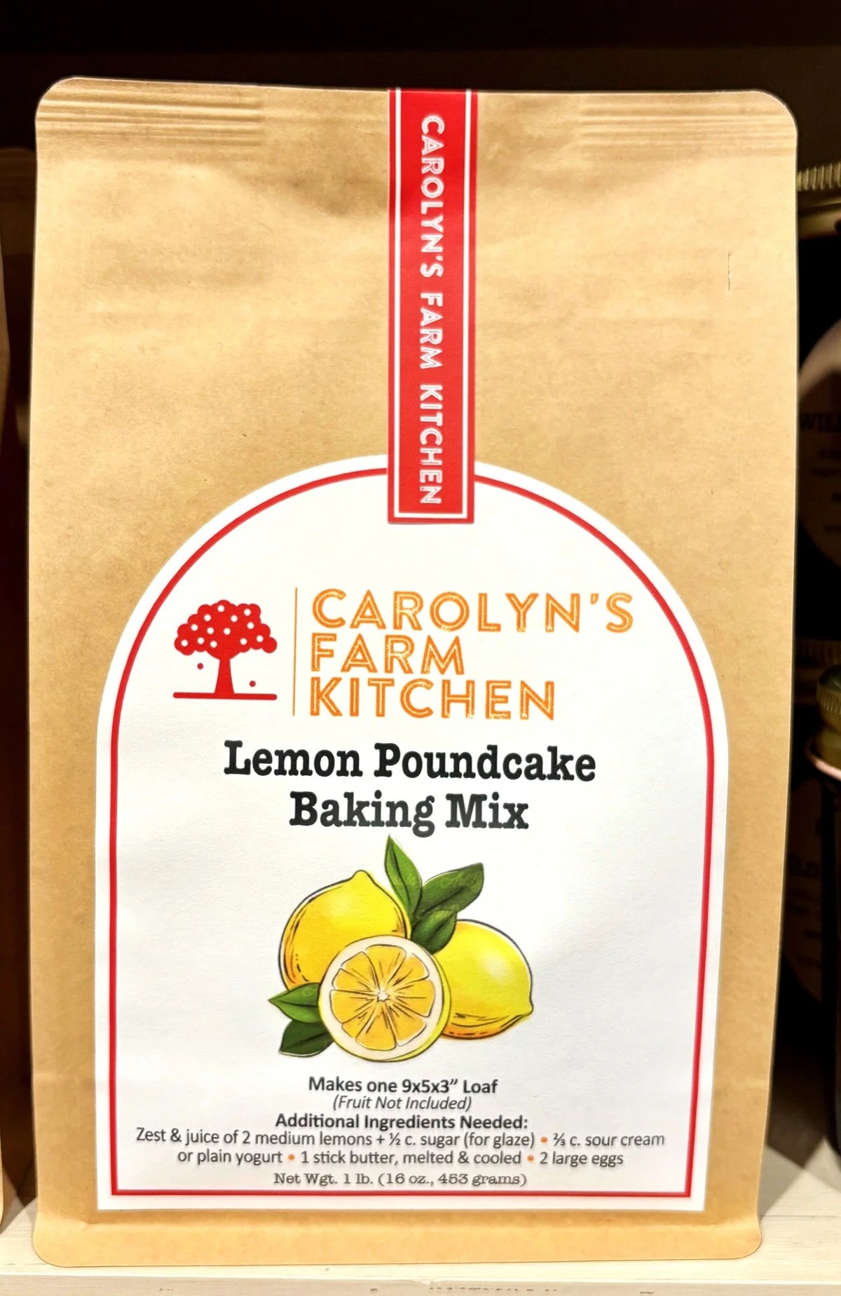 Lemon Pound Cake Baking Mix